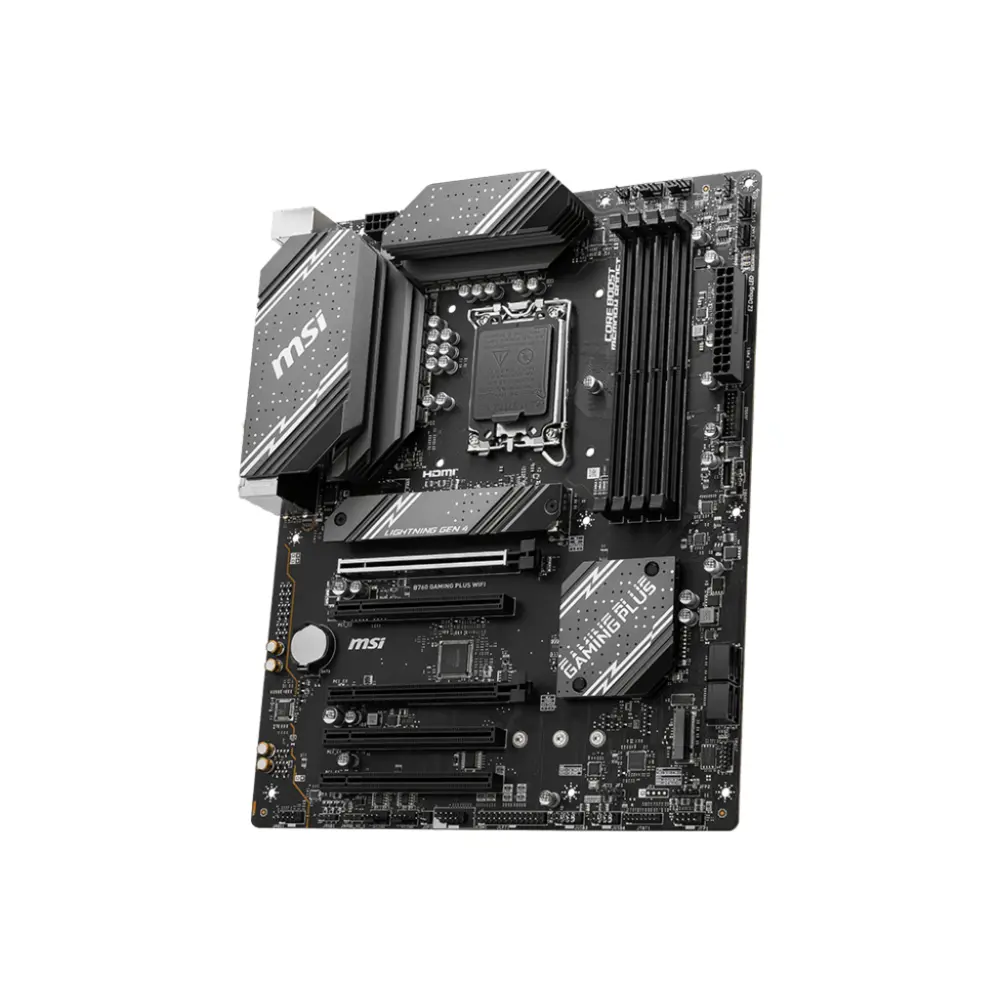 MSI B760 GAMING PLUS WIFI DDR5 Motherboard For INTEL 12th | 13th | 14th GEN view 2